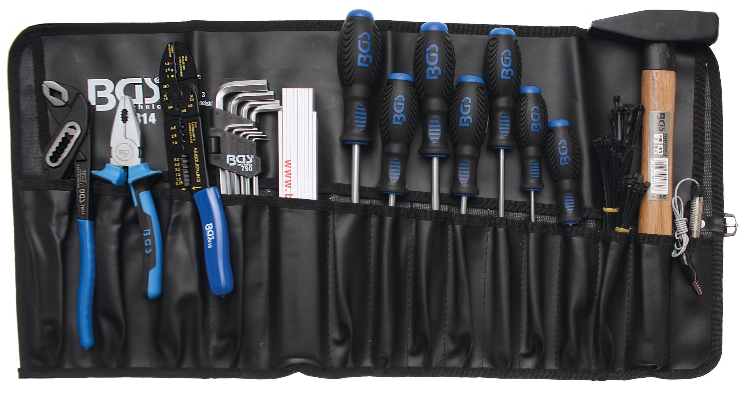 BGS 3322 2 Sortimente Werkzeuge in Rolltasche 270 teilig