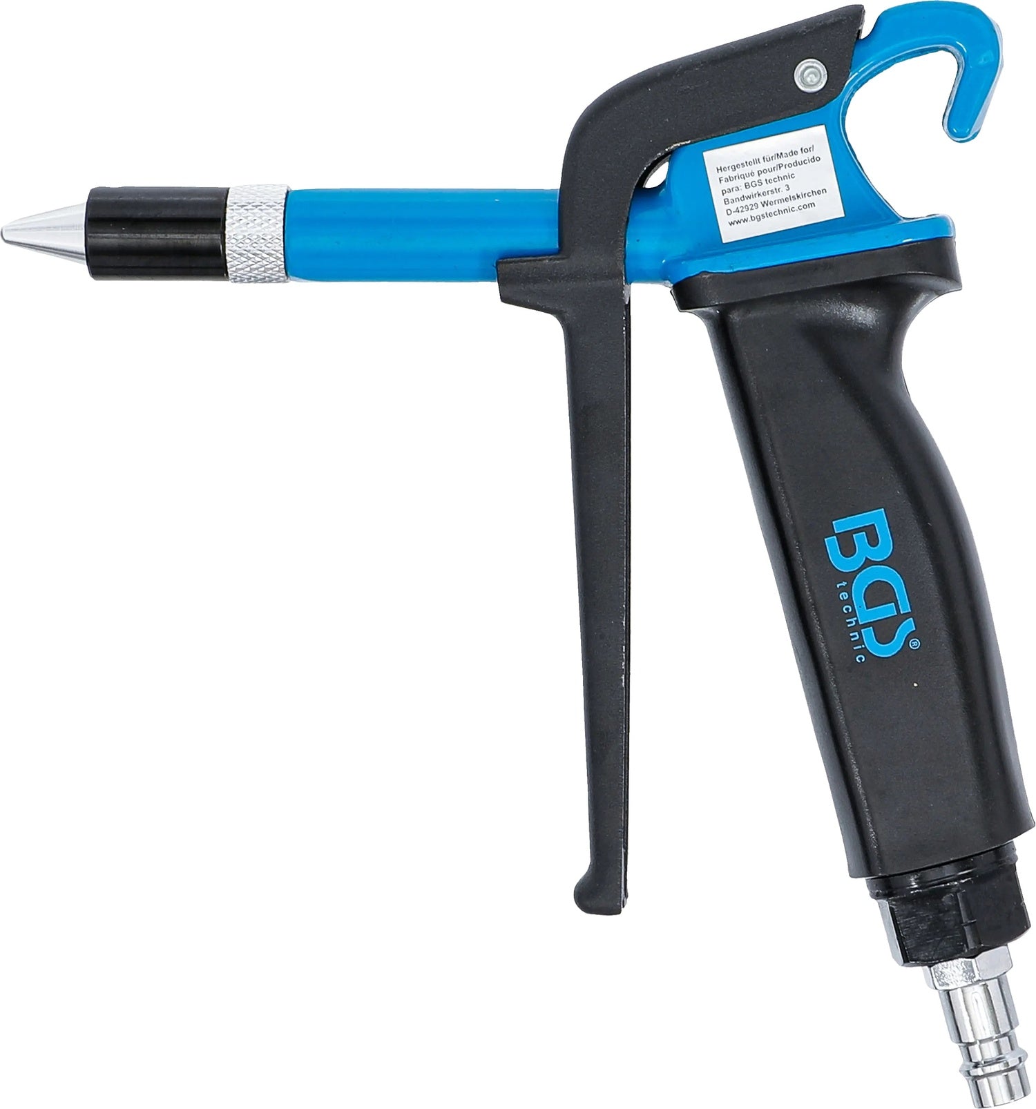 BGS 3329 Druckluft Ausblaspistole mit geräuschreduzierender Düse Ausblaswerkzeug