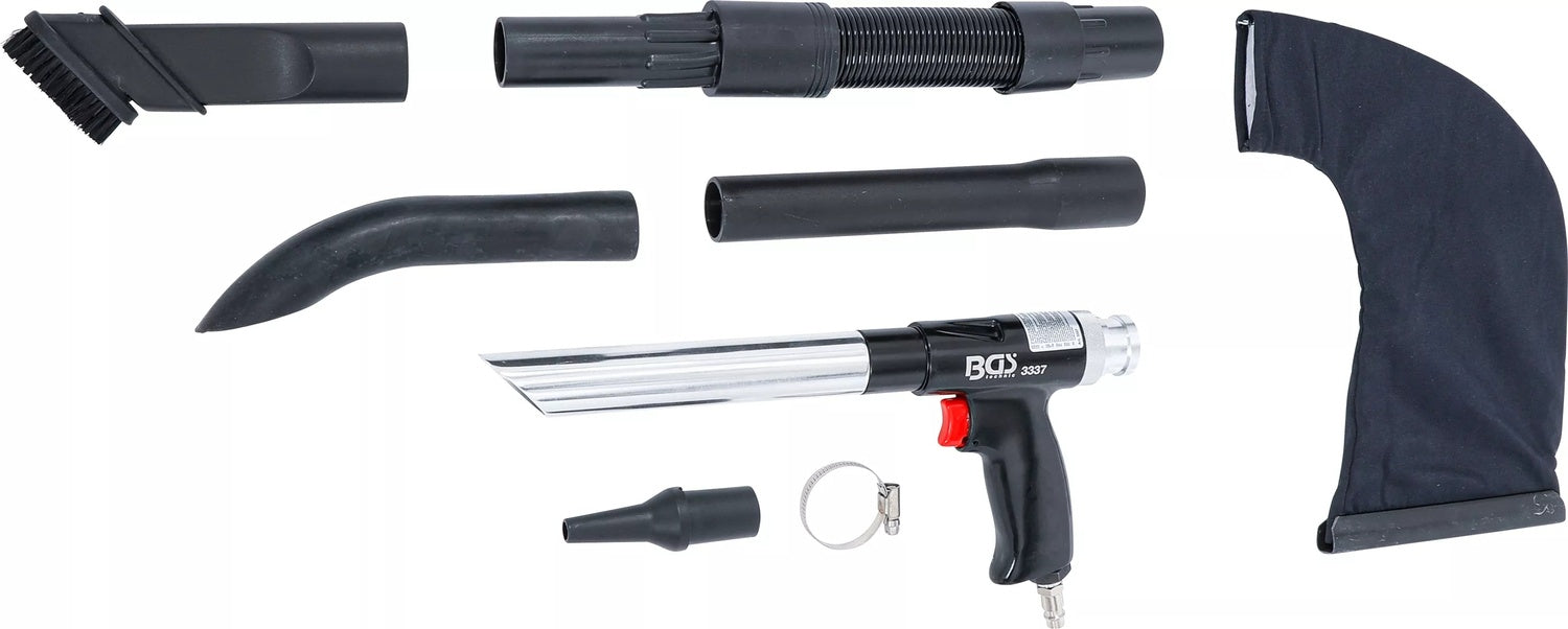 BGS 3337 Druckluft Saugpistole Blaspistole umschaltbar 8 teilig