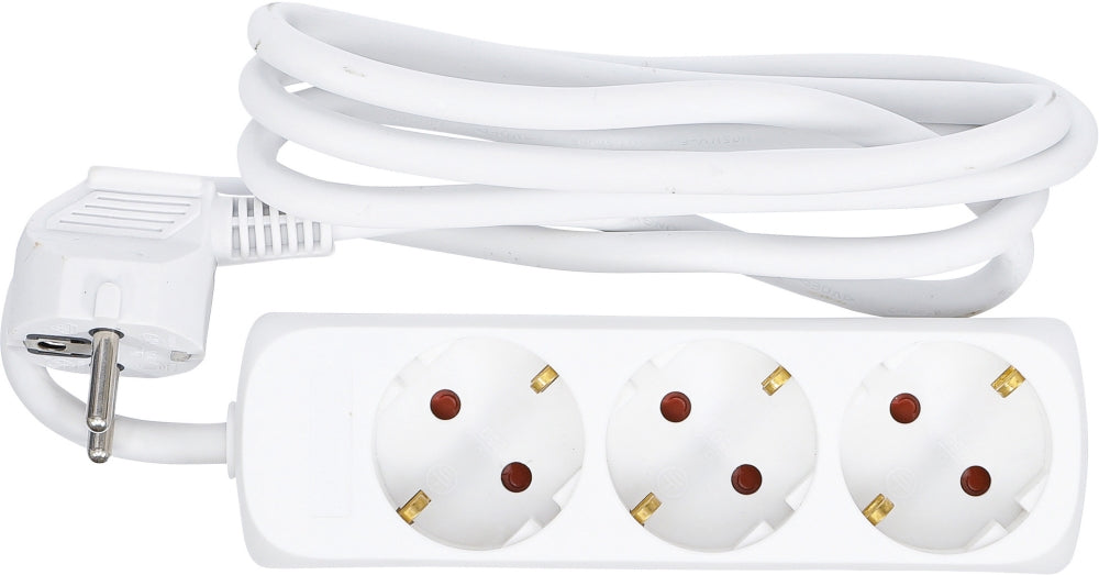 BGS 3368 Steckdosenleiste 3 fach Zuleitung 1,4m 3 x 1,5mm² IP 20