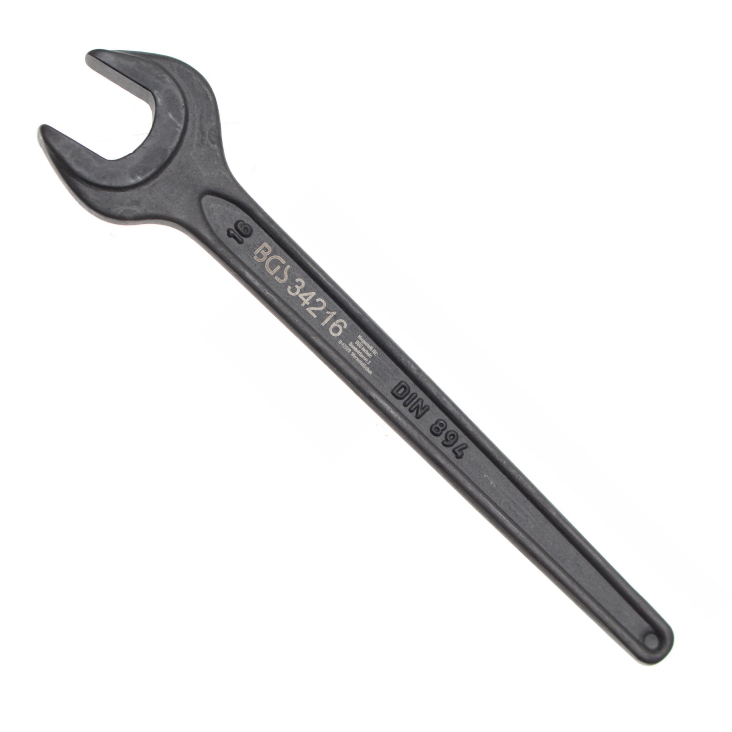BGS 34216 Einmaulschlüssel 16mm warm geschmiedet