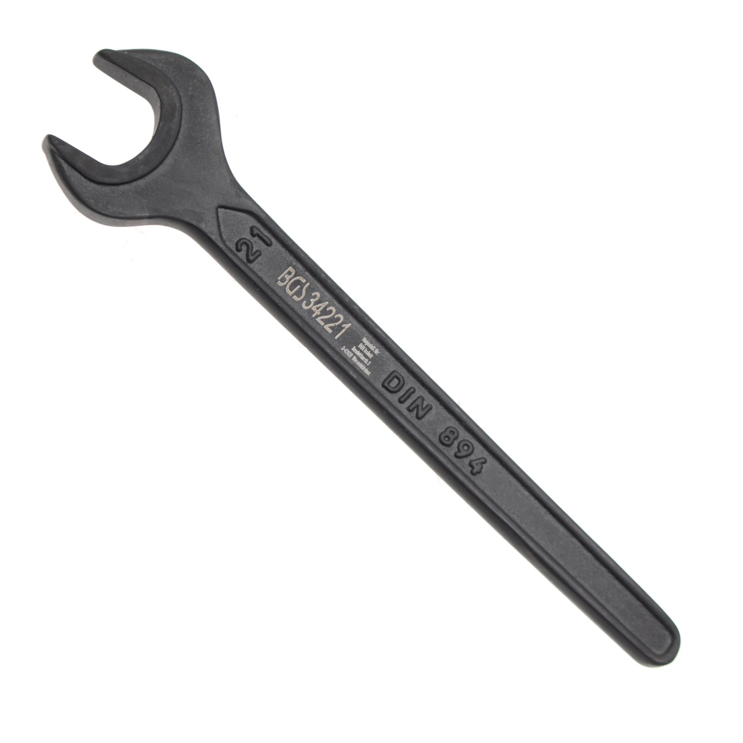 BGS 34221 Einmaulschlüssel 21mm warm geschmiedet
