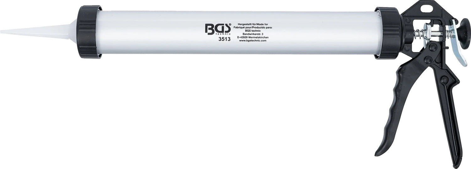BGS 3513 Kartuschenpresse Kartuschenpistole Aluminiumgehäuse für 600ml Kartuschen