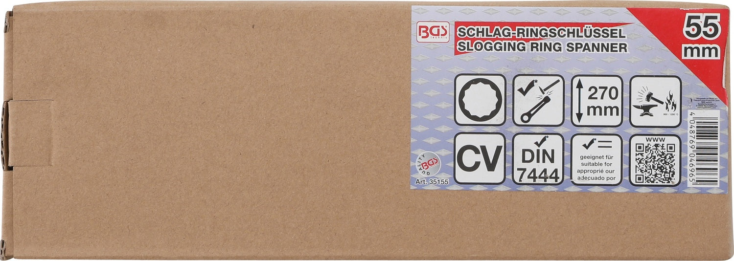 BGS 35155 Ring-Schlagschlüssel 55mm Profil Zwölfkant