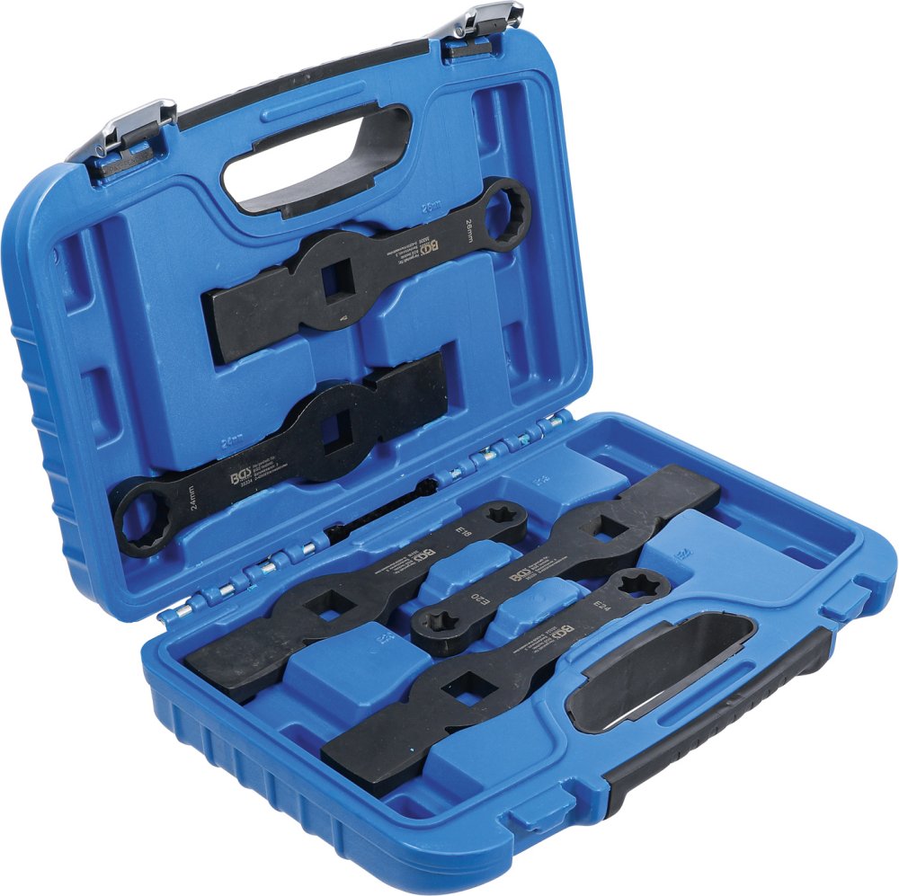 BGS 35310 Satz Schlagringschlüssel Zwölfkant / E-Profil (für Torx) 5-teilig