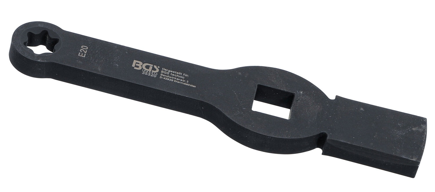 BGS 35320 Ring-Schlagschlüssel 20mm E-Profil mit 2 Schlagflächen