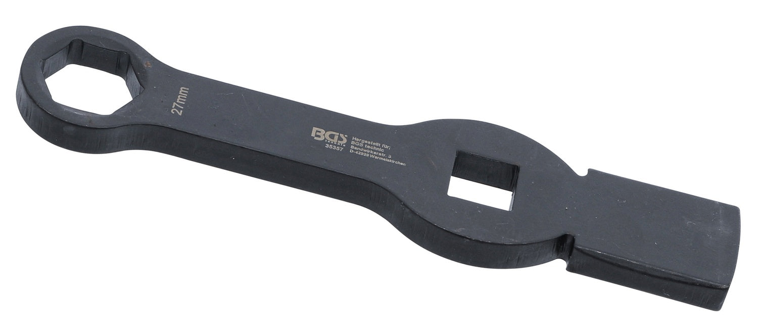 BGS 35357 Schlag-Ringschlüssel Sechskant mit 2 Schlagflächen SW 27mm