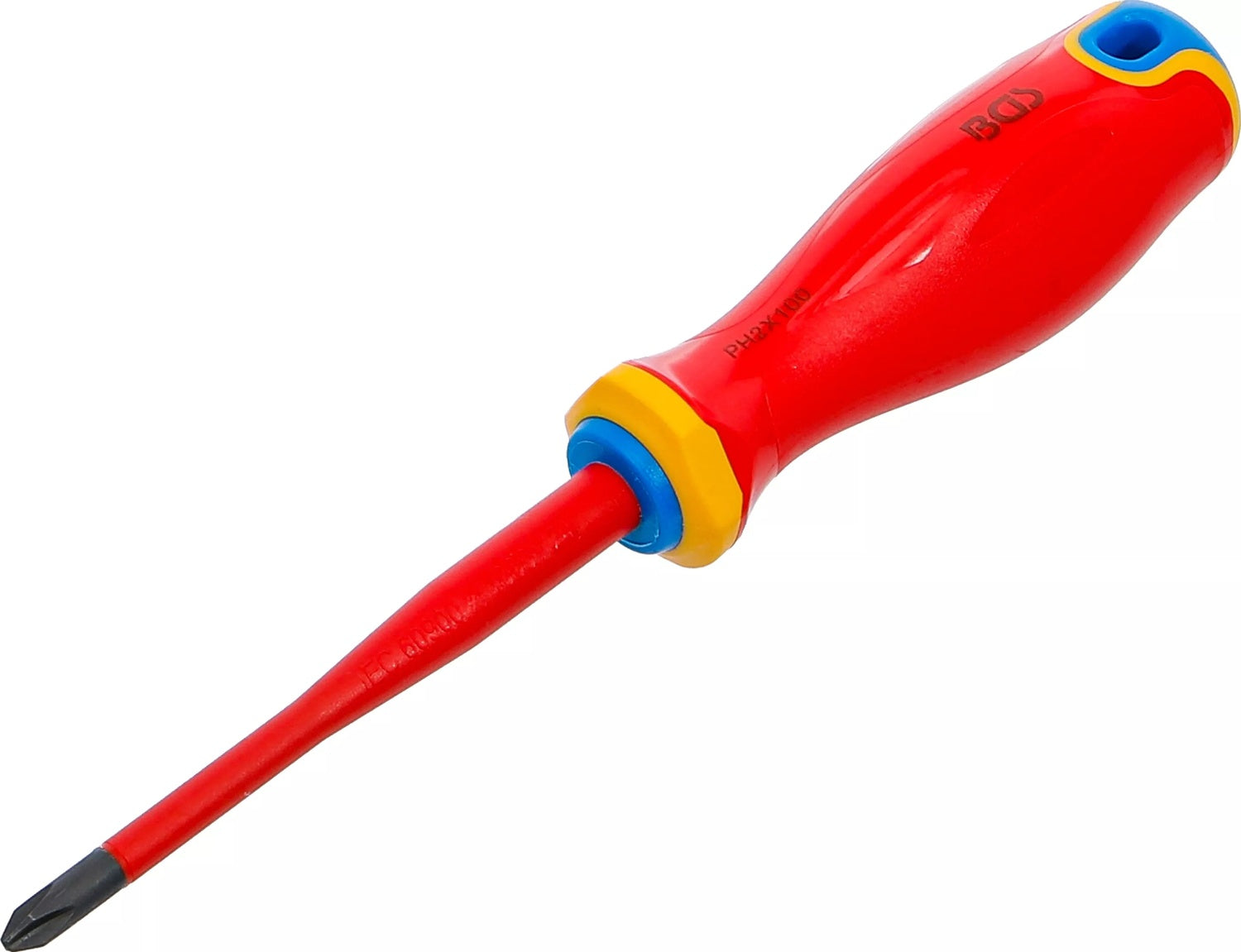 BGS 35860 VDE Schraubendreher extra dünne Spitze Kreuzschlitz PH2