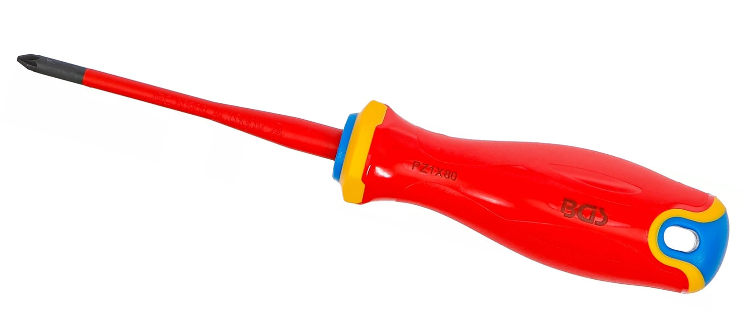 BGS 35862 VDE Schraubendreher extra dünne Spitze Kreuzschlitz PZ1