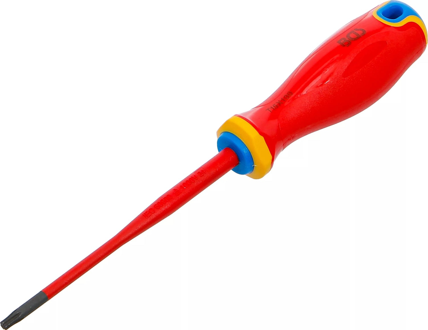 BGS 35864 VDE Schraubendreher extra dünne Spitze T-Profil (für Torx) T15