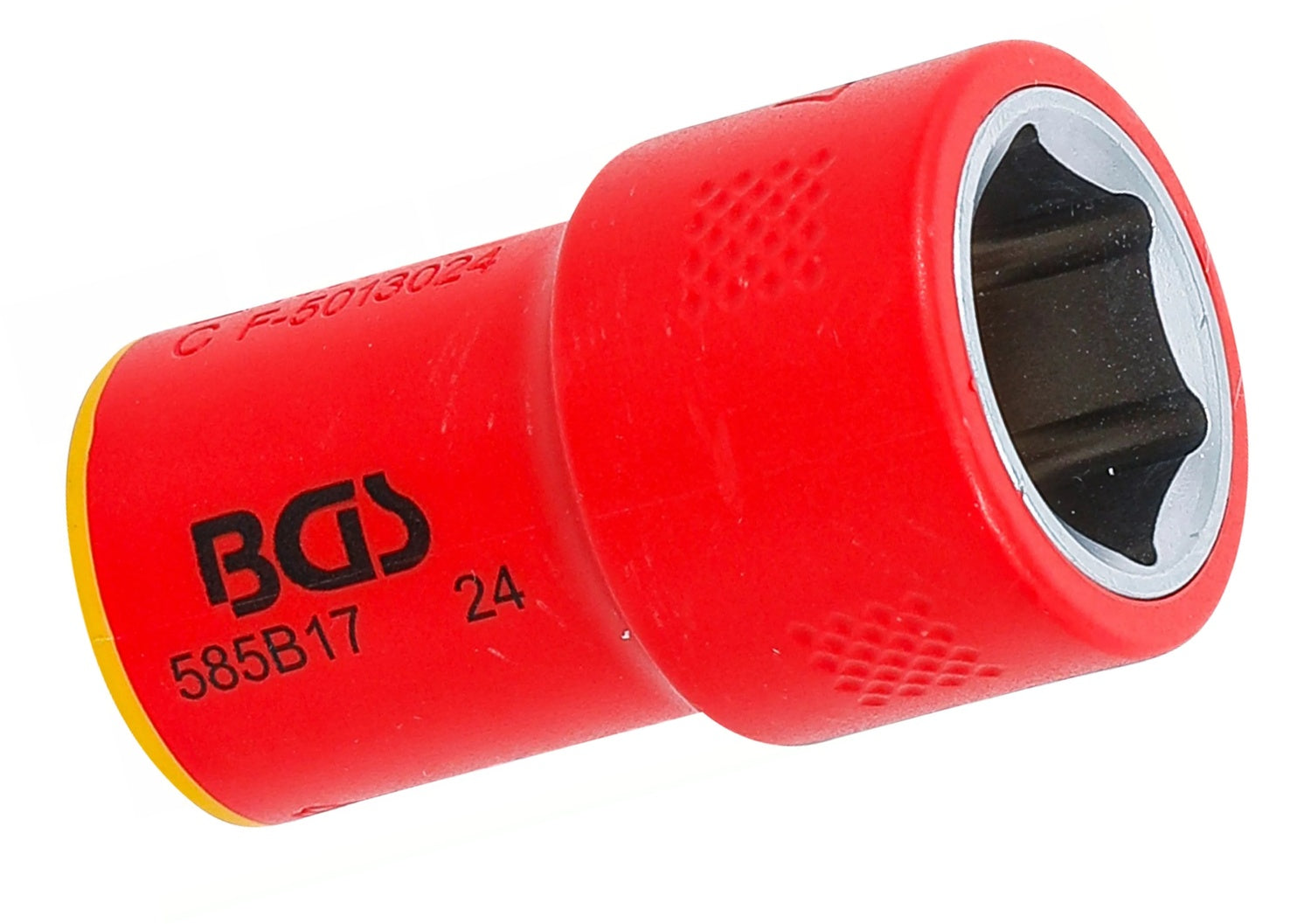 BGS 35877 VDE Steckschlüsseleinsatz Sechskant 10mm (3/8") SW 17mm