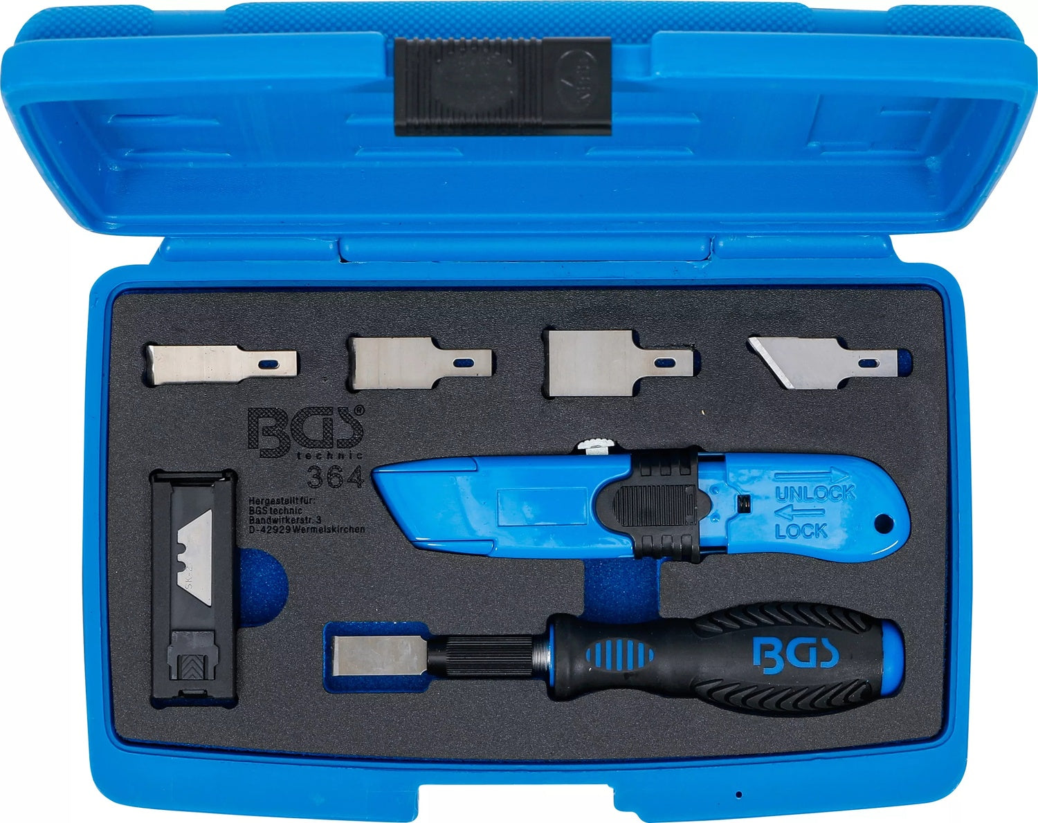 BGS 364 Satz Schaber- und Messer verschiedene Profile 27 teilig