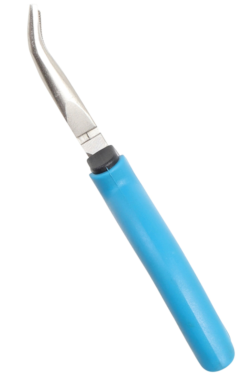 BGS 383 Elektronik Spitzzange gebogen mit Feder Länge 125mm