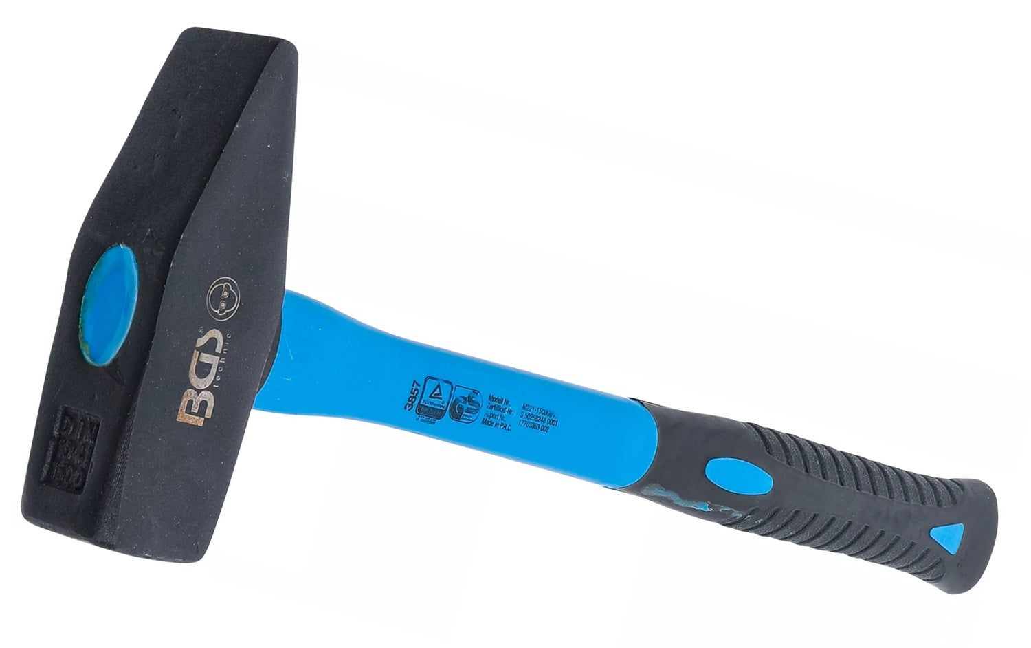 BGS 3857 Schlosserhammer Fiberglasstiel DIN 1041 Kopfgewicht 1500g