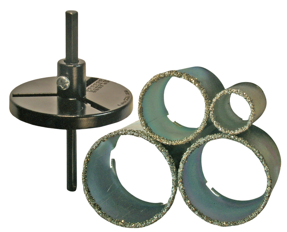 BGS 3910 Satz Bohrkronen für Fliesen Ø 33 - 73mm 6 teilig