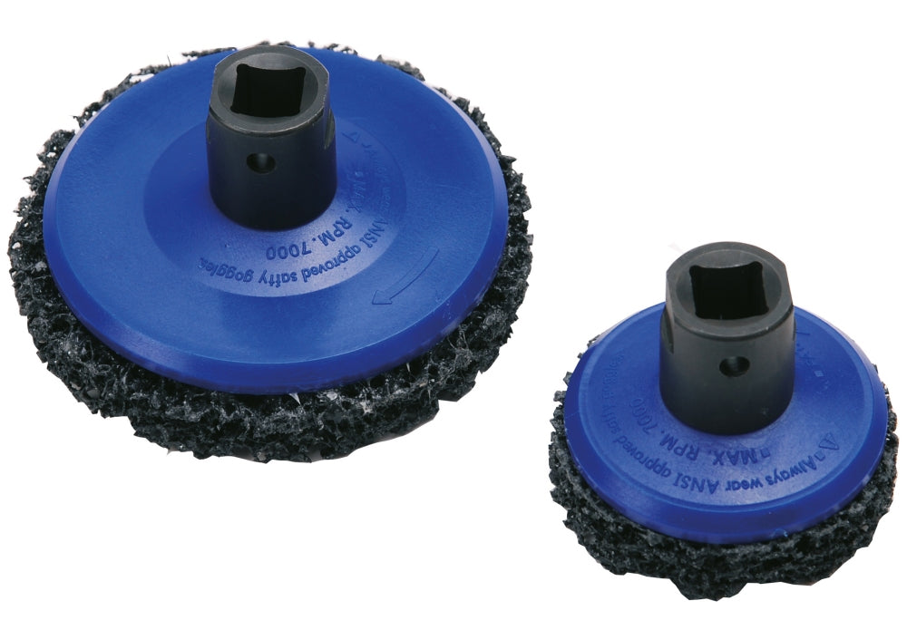 BGS 3965 Satz Schleiftöpfe Ø65mm & Ø105mm für Druckluft Schlagschrauber
