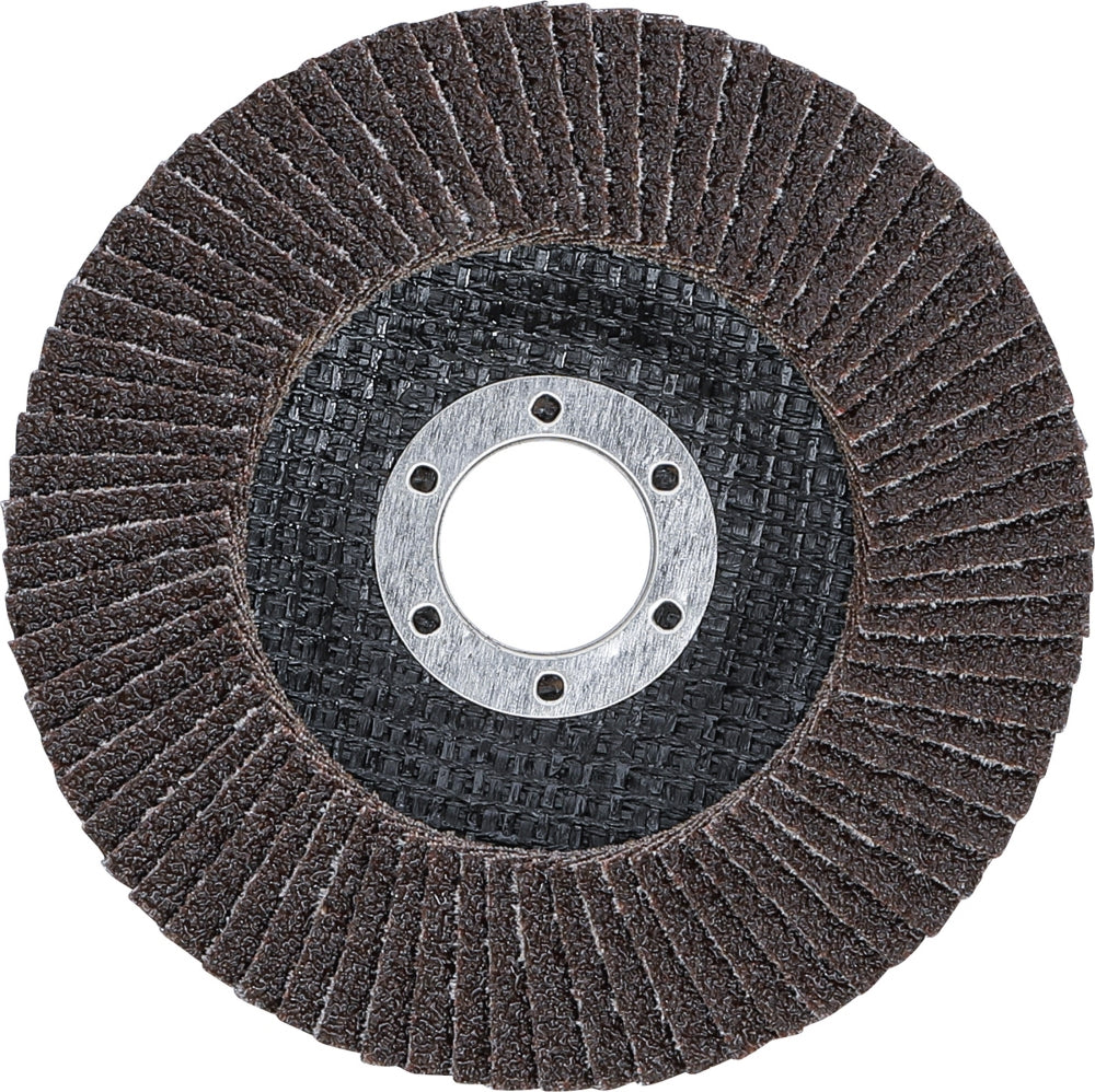 BGS 3970 Fächer Schleifscheibe Ø 115mm K 40 für Winkelschleiferbetrieb