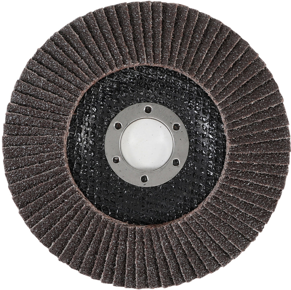 BGS 3974 Fächer Schleifscheibe Ø 125mm K 40 für Winkelschleiferbetrieb