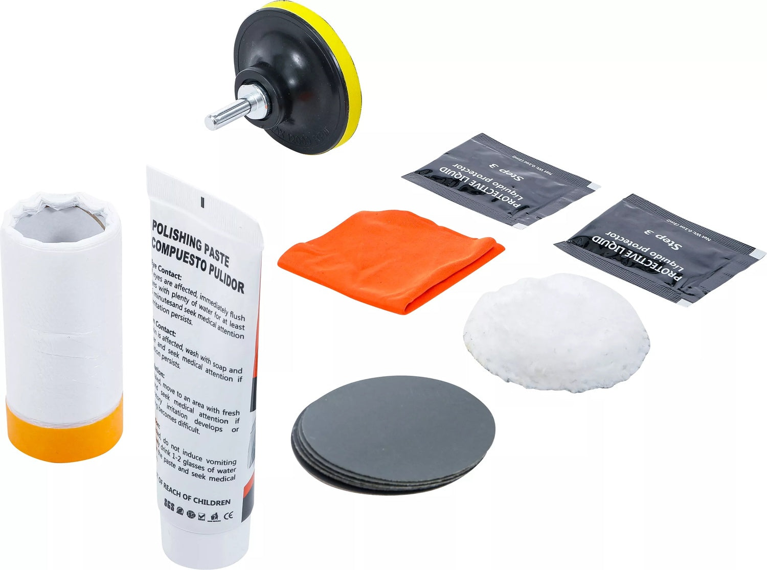 BGS 3997 Fahrzeugscheinwerfer Aufbereitung Kit 14 teilig