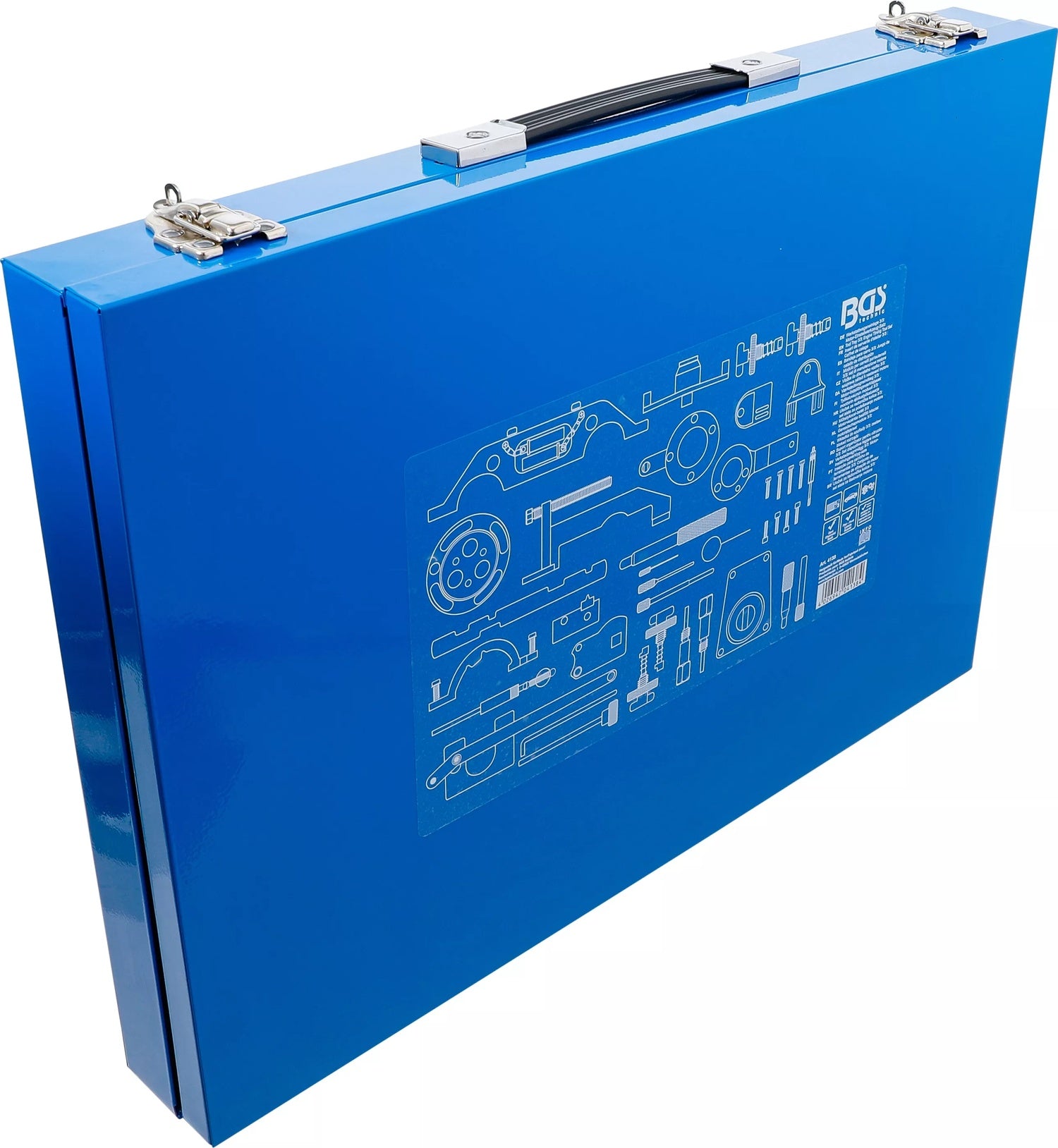 BGS 4138 Satz Einstellwerkzeug für Motor Opel Chevrolet Saab Fiat Lancia Suzuki Ford, Werkstattwageneinlage 3/3