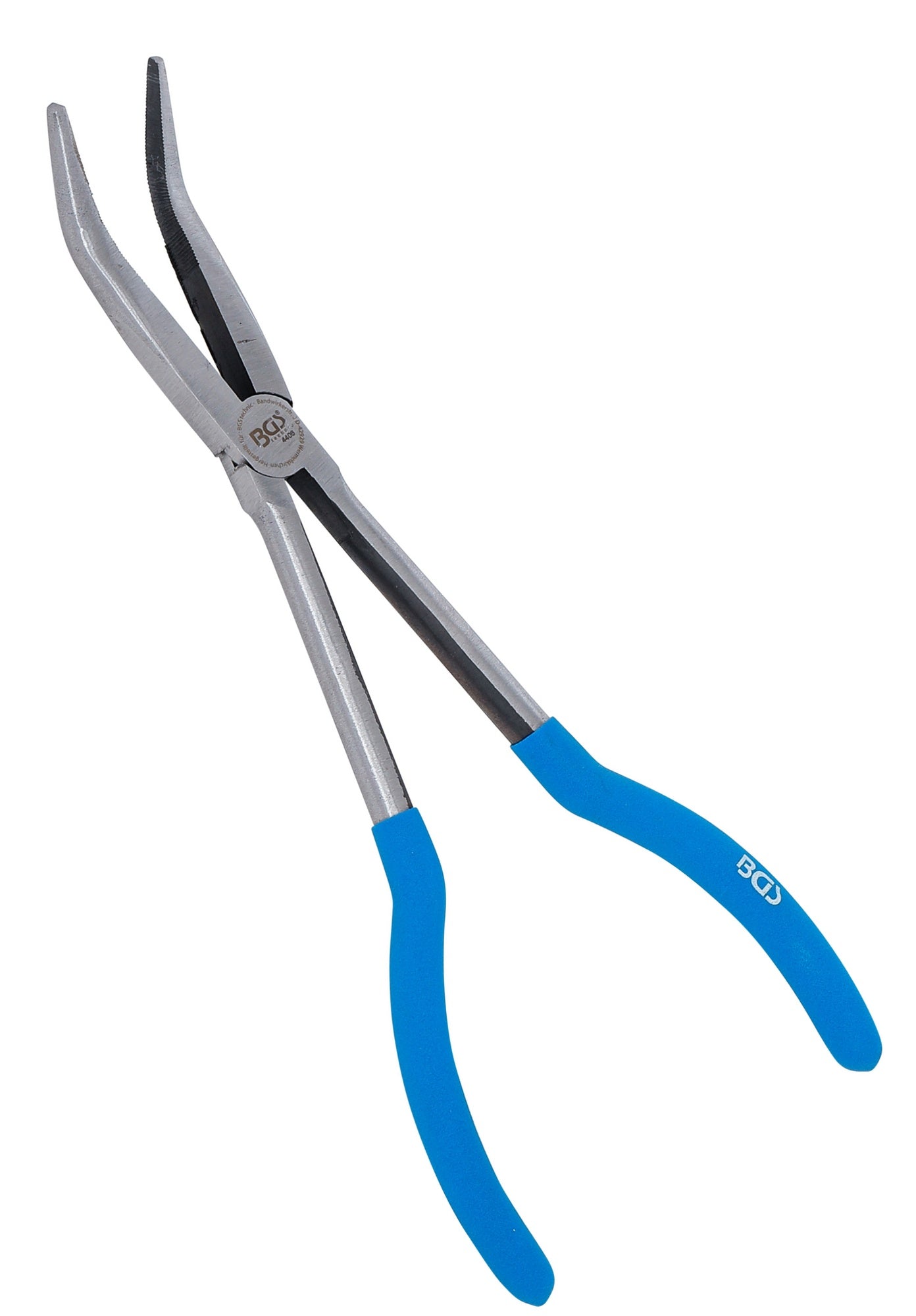 BGS 4406 Zange Telefonzange extra lang 45° gebogen Länge 280mm