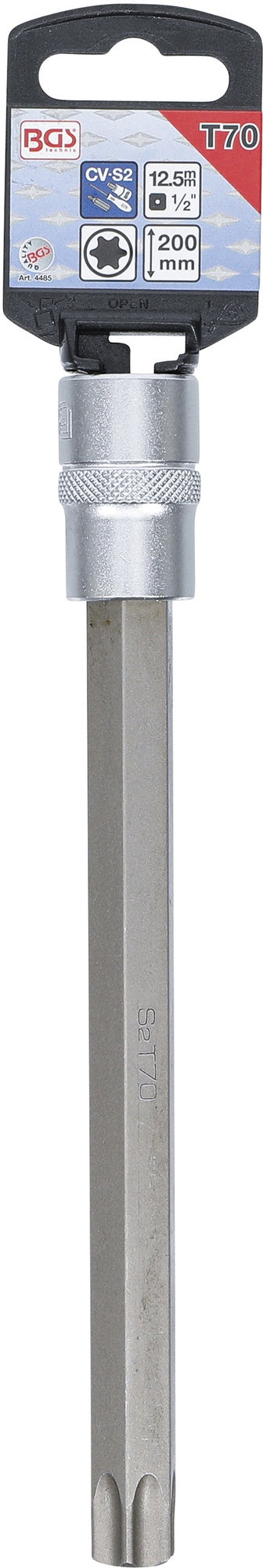 BGS 4485 Biteinsatz T-Profil (für Torx) T70 Länge 200mm Antrieb 12,5mm (1/2")