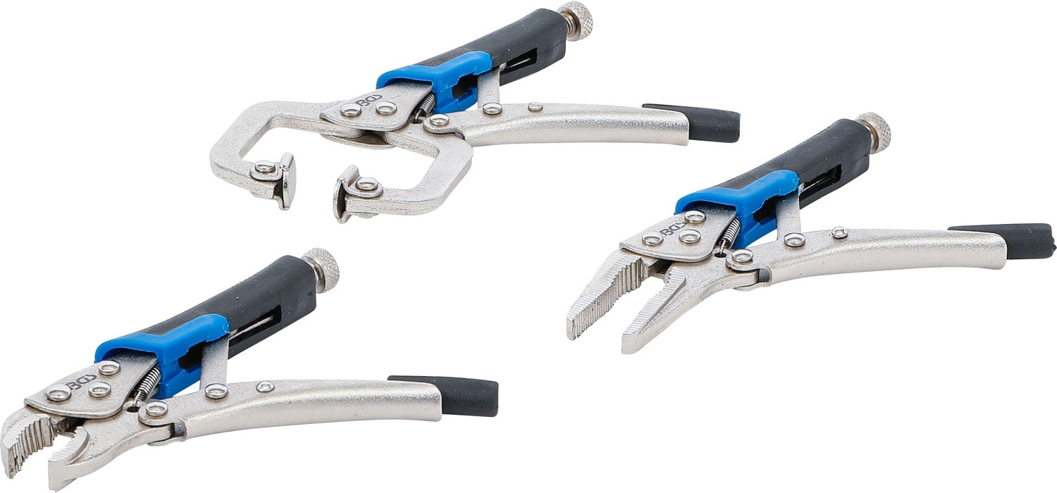 BGS 4499 Satz Mini Gripzangen 3 teilig