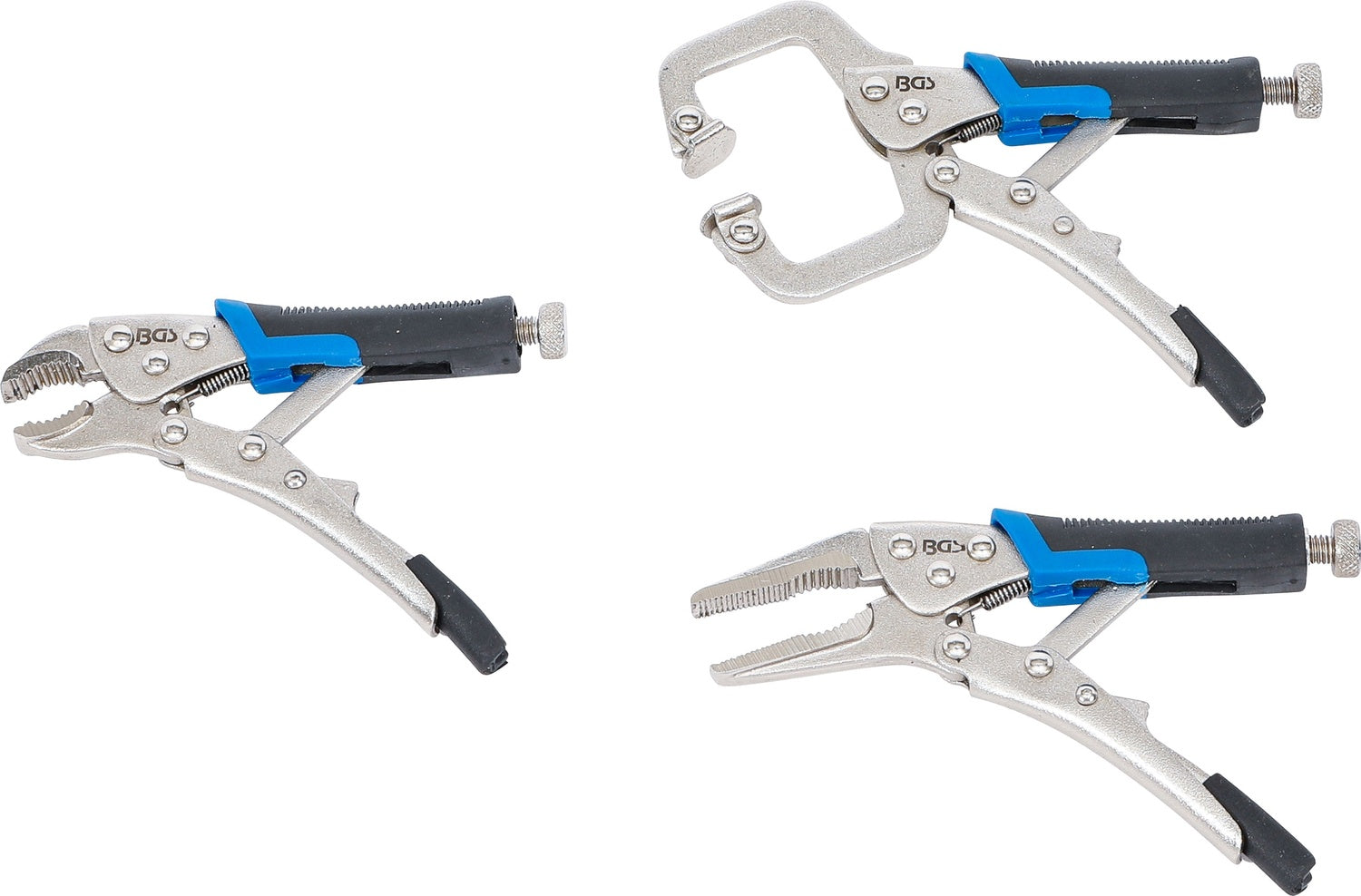 BGS 4499 Satz Mini Gripzangen 3 teilig