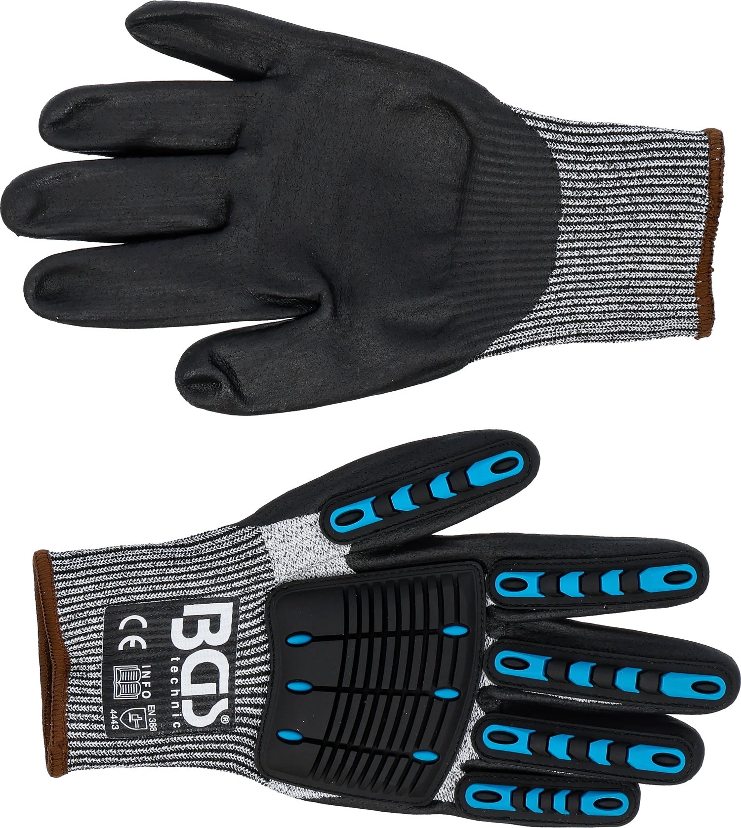 BGS 4541 Paar Schnittschutz Mechaniker Handschuhe Größe 9 (L)