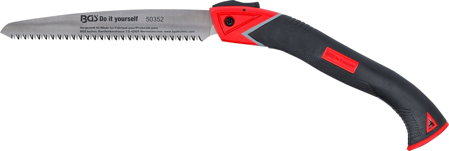 BGS DIY 50352 Klappsäge Säge zusammenklappbar klappbar Klingenlänge 225mm