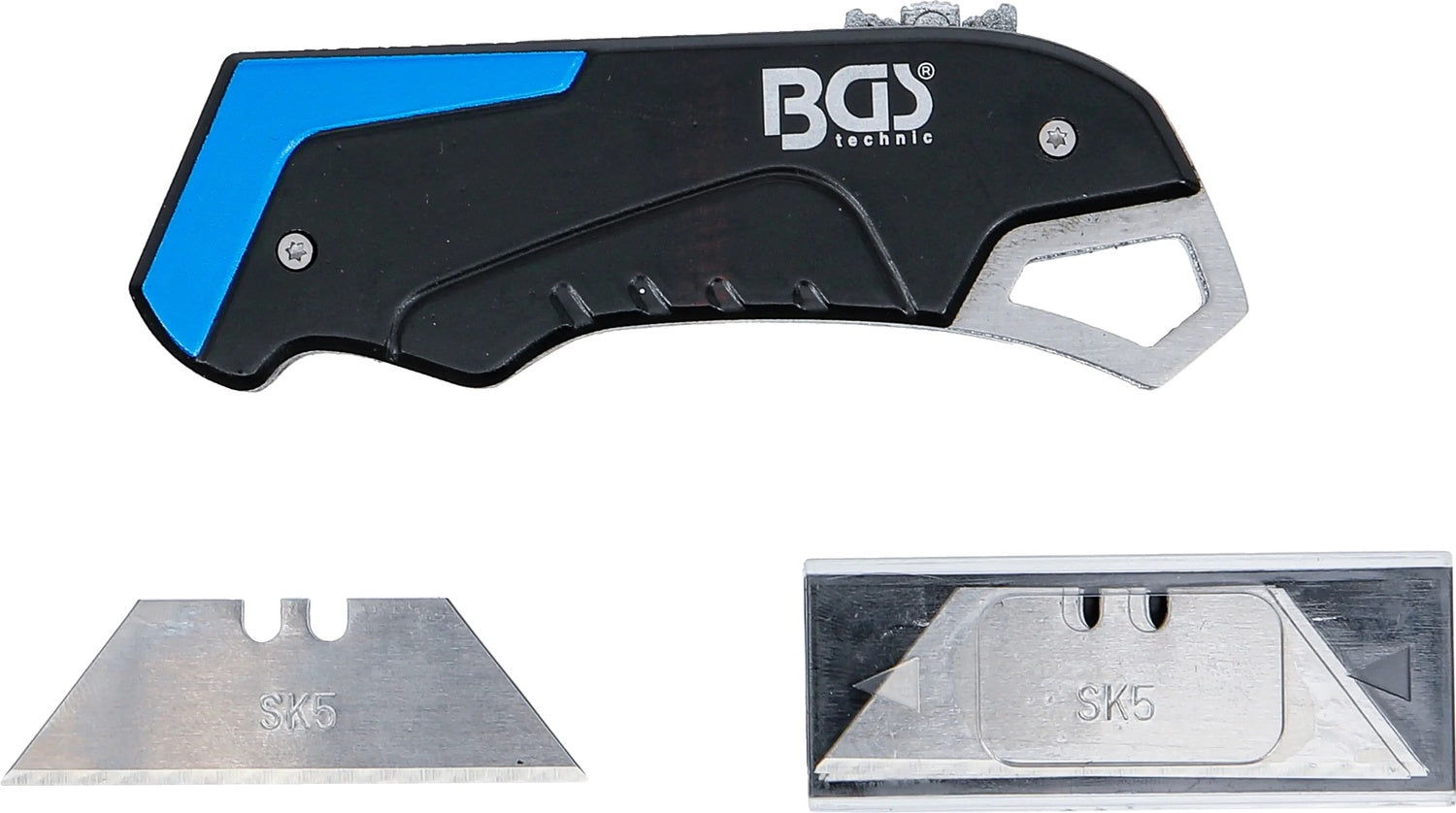 BGS 50618 Sicherheits Allzweckmesser Länge 155mm Schiebegriff