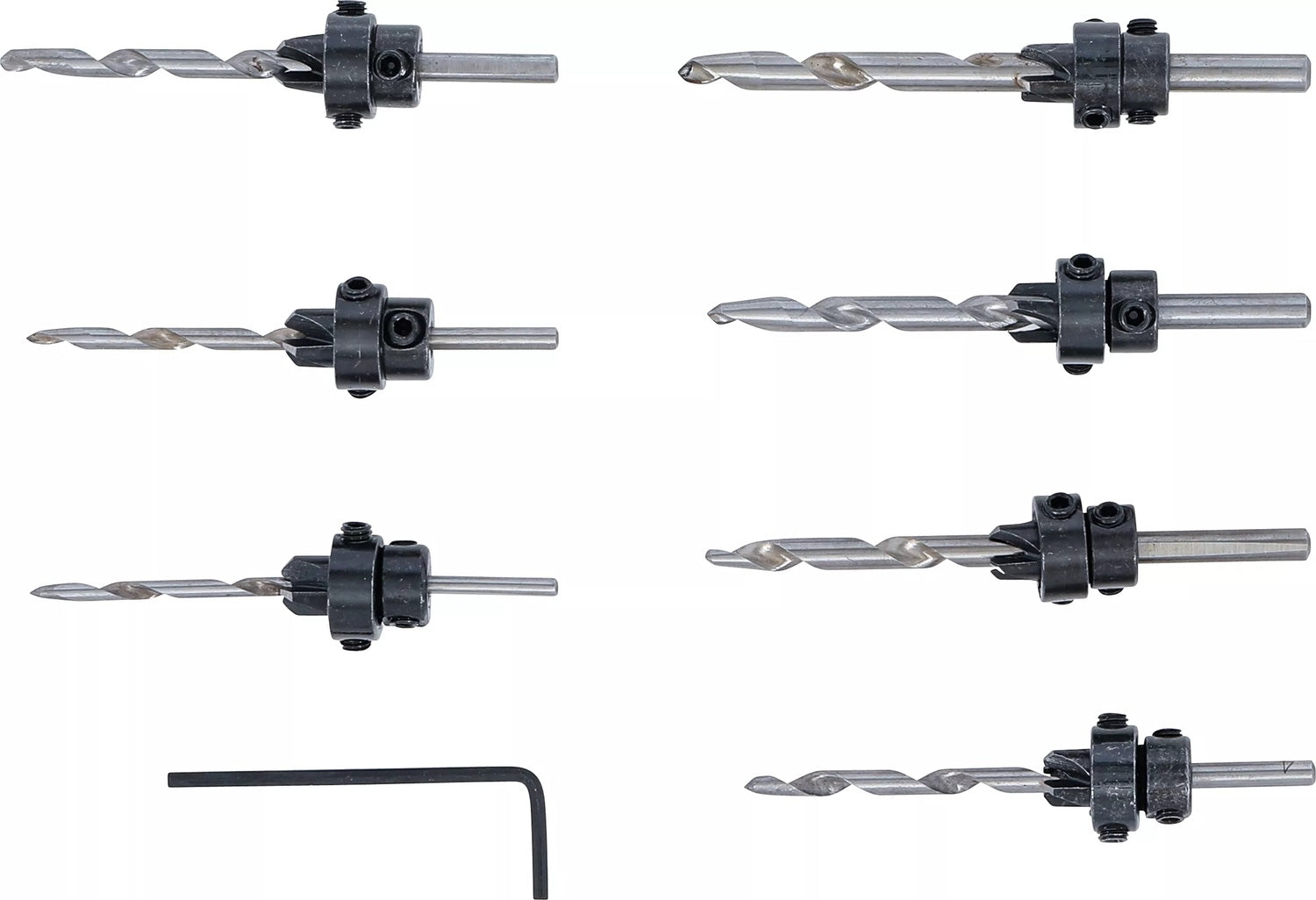 BGS DIY 50793 Satz Senkbohrer 8 teilig Bohrsenker Kegelsenker