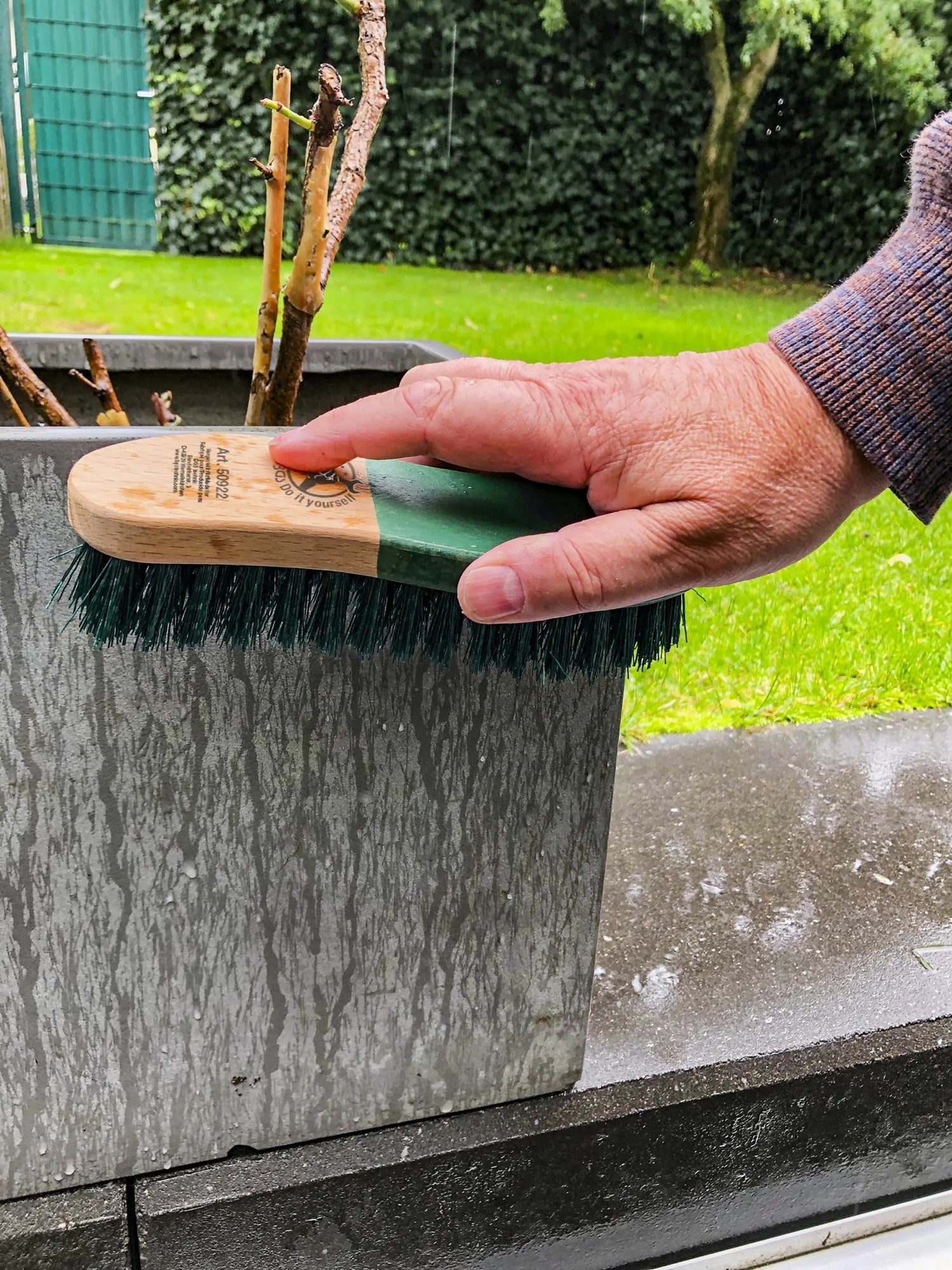 BGS DIY 50922 Satz Scheuerbürsten 2 teilig Handbürste Handschrubber