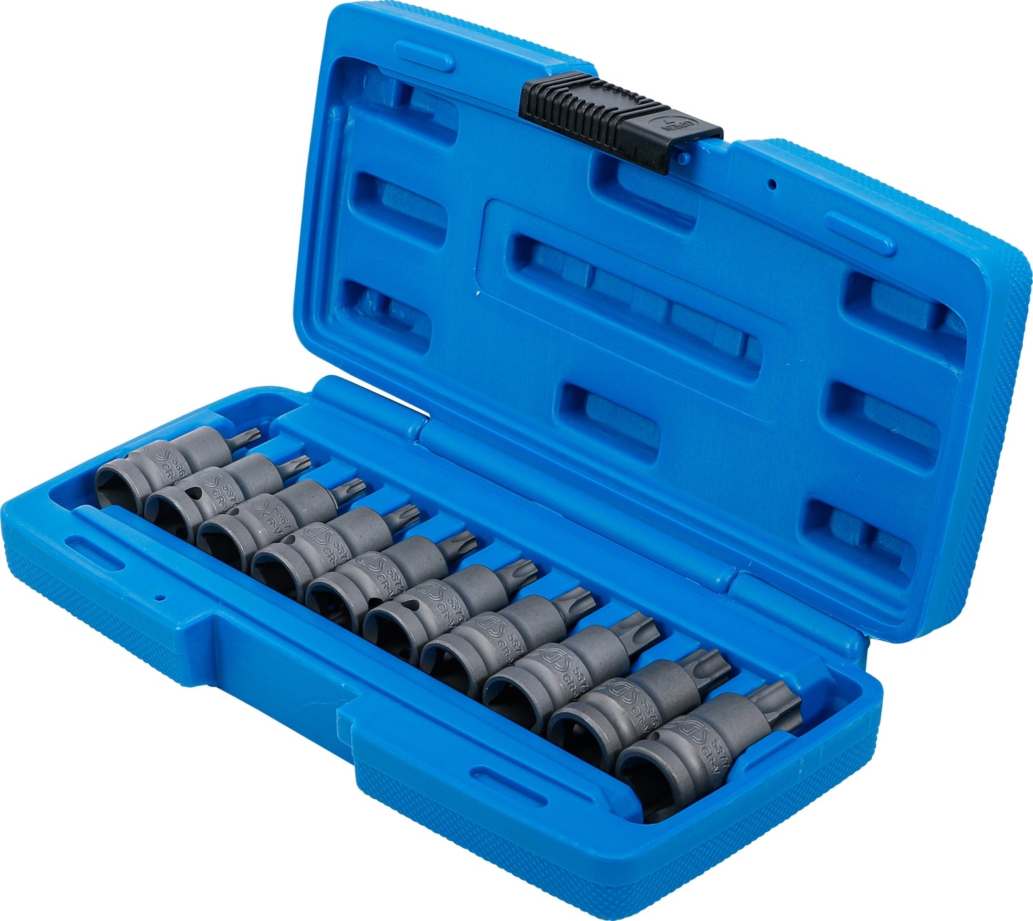 BGS 5097 Satz Torx Einsätze für Schlagschrauber Antrieb 12,5mm (1/2") 10 teilig