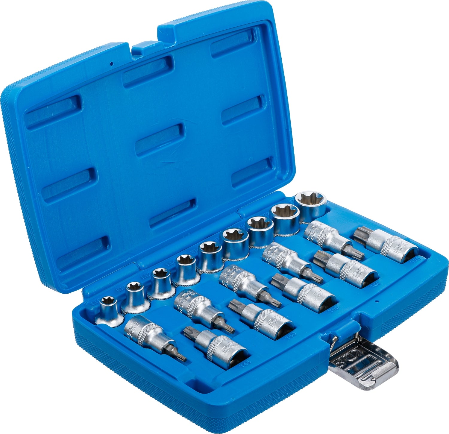 BGS 5100 Satz TORX Nüsse / Steckschlüssel innen und außen E-Profil 19teilig