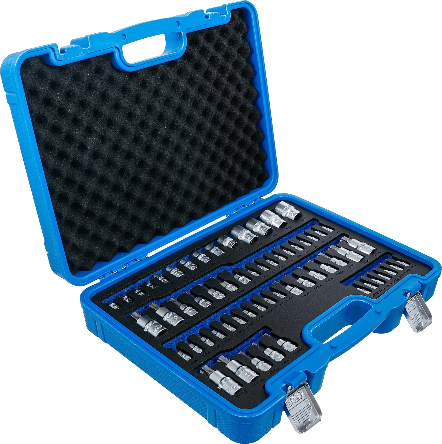 BGS 5135 Satz Biteinsätze Steckschlüsseleinsätze E-Profil T-Profil Torx mit/ohne Bohrung TP-Profil Torx Plus