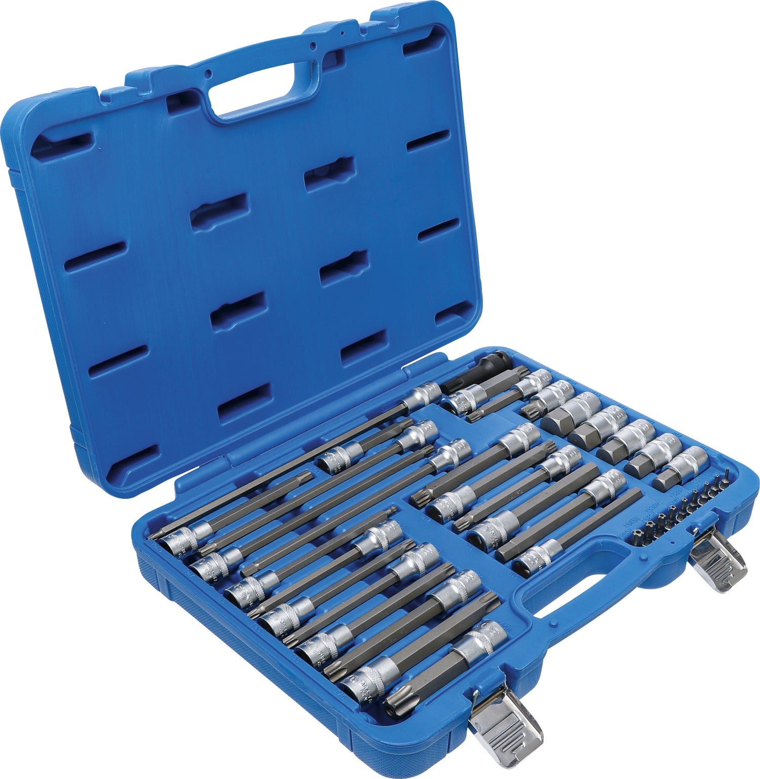 BGS 5184 Bitsatz KfZ Werkstatt Spezial 6-kant Torx Ribe Innenvielzahn 38 teilig im Koffer