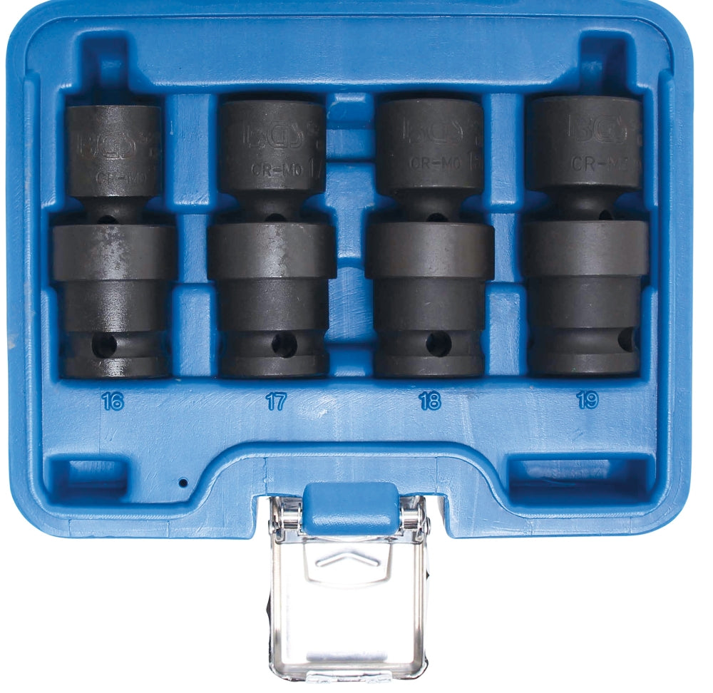 BGS 5200 Satz Kraft Kugelgelenkeinsätze Antrieb 12,5mm (1/2") für Schlagschrauber geeignet