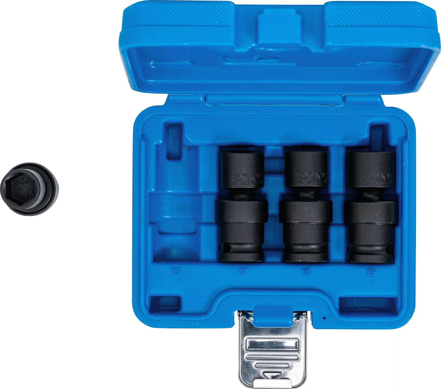 BGS 5200 Satz Kraft Kugelgelenkeinsätze Antrieb 12,5mm (1/2") für Schlagschrauber geeignet