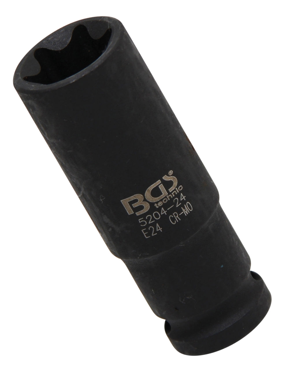 BGS 5204-24 Impact Nuss / Krafteinsatz E-Profil tief SW E24 Antrieb 12,5mm (1/2") für Schlagschrauber geeignet