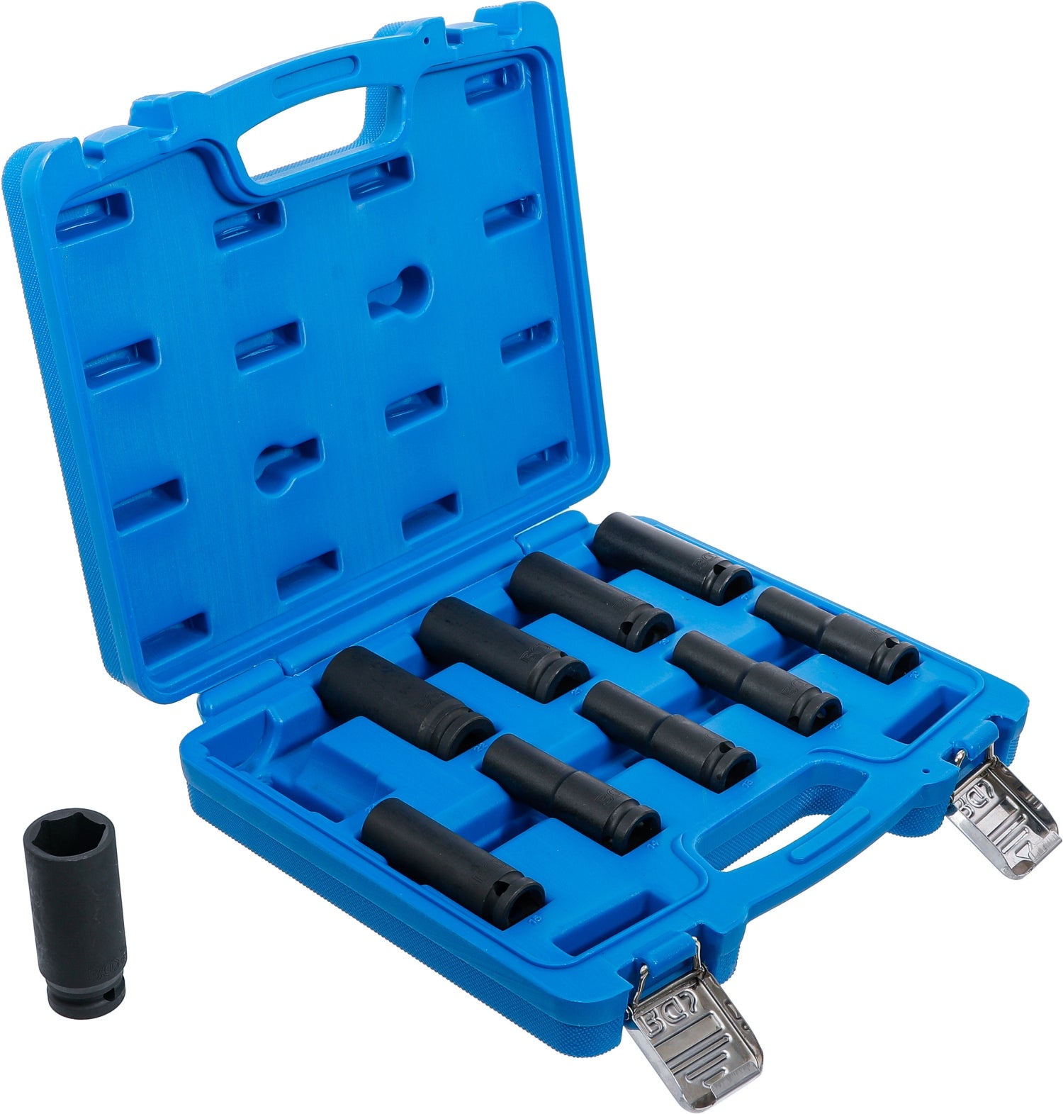 BGS 5206 IMPACT Nüsse tiefe Ausführung 10 - 24 mm Antrieb 12,5mm (1/2') für Schlagschrauber