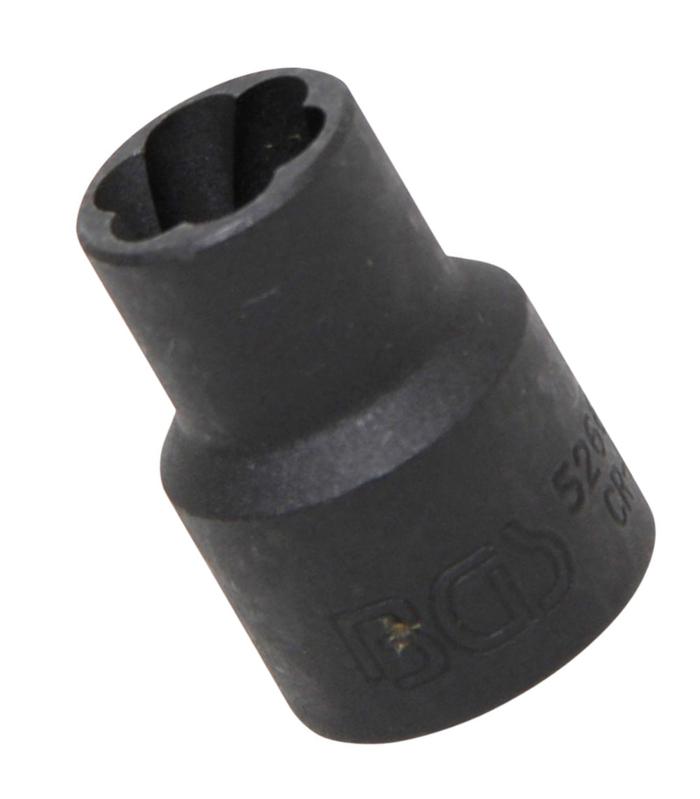 BGS 5266-12 Steckschlüsseleinsatz Spiralprofil Schraubenausdreher SW 12mm Antrieb 12,5mm (1/2")