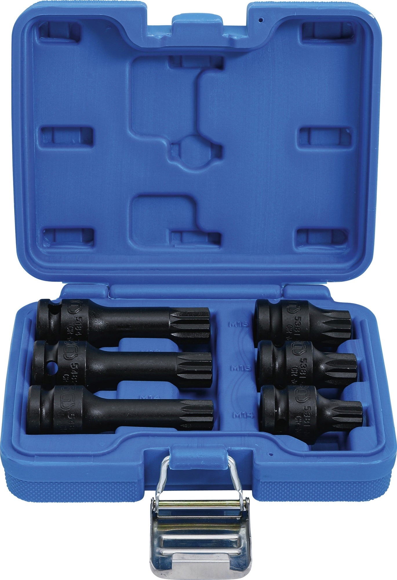 BGS 5380 IMPACT Satz Nüsse Vielzahn XZN M14  M16 M18 Antrieb 12,5mm (1/2")