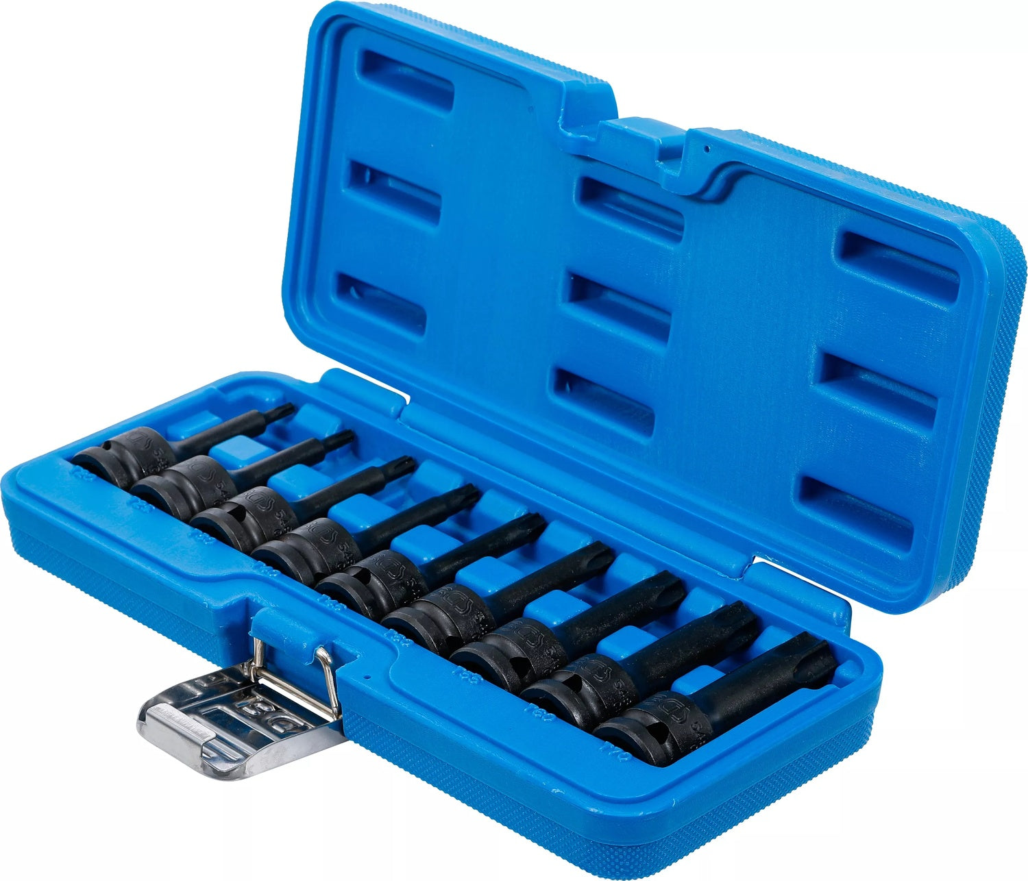 BGS 5480 Satz Kraft Biteinsätze T-Profil (für Torx) T20 - T70 Antrieb 12,5mm (1/2")