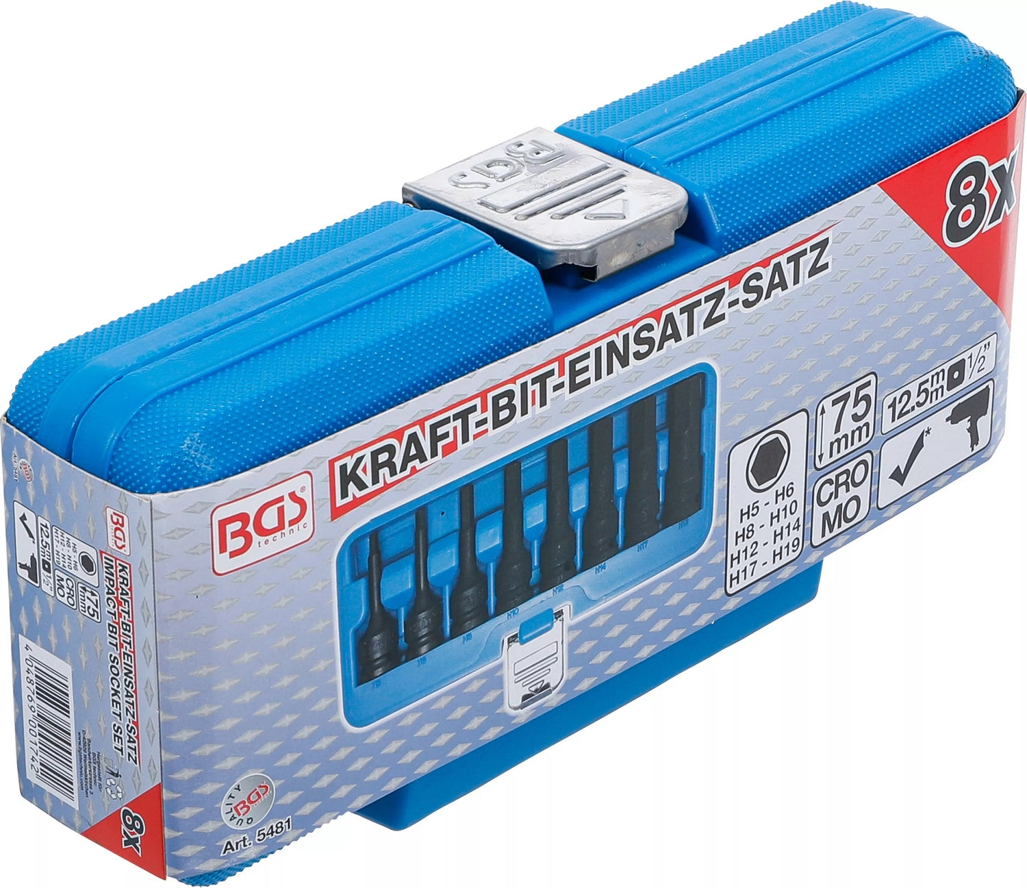 BGS 5481 Satz IMPACT Innensechskant HX5-19mm für Schlagschrauber