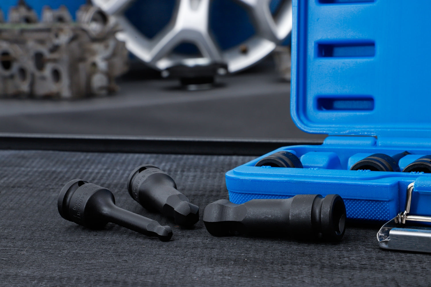 BGS 5488 Satz Kraft Biteinsätze Innensechskant mit Kugelkopf 6 - 19mm HX6 - HX19 Länge 75mm Antrieb 12,5mm (1/2")