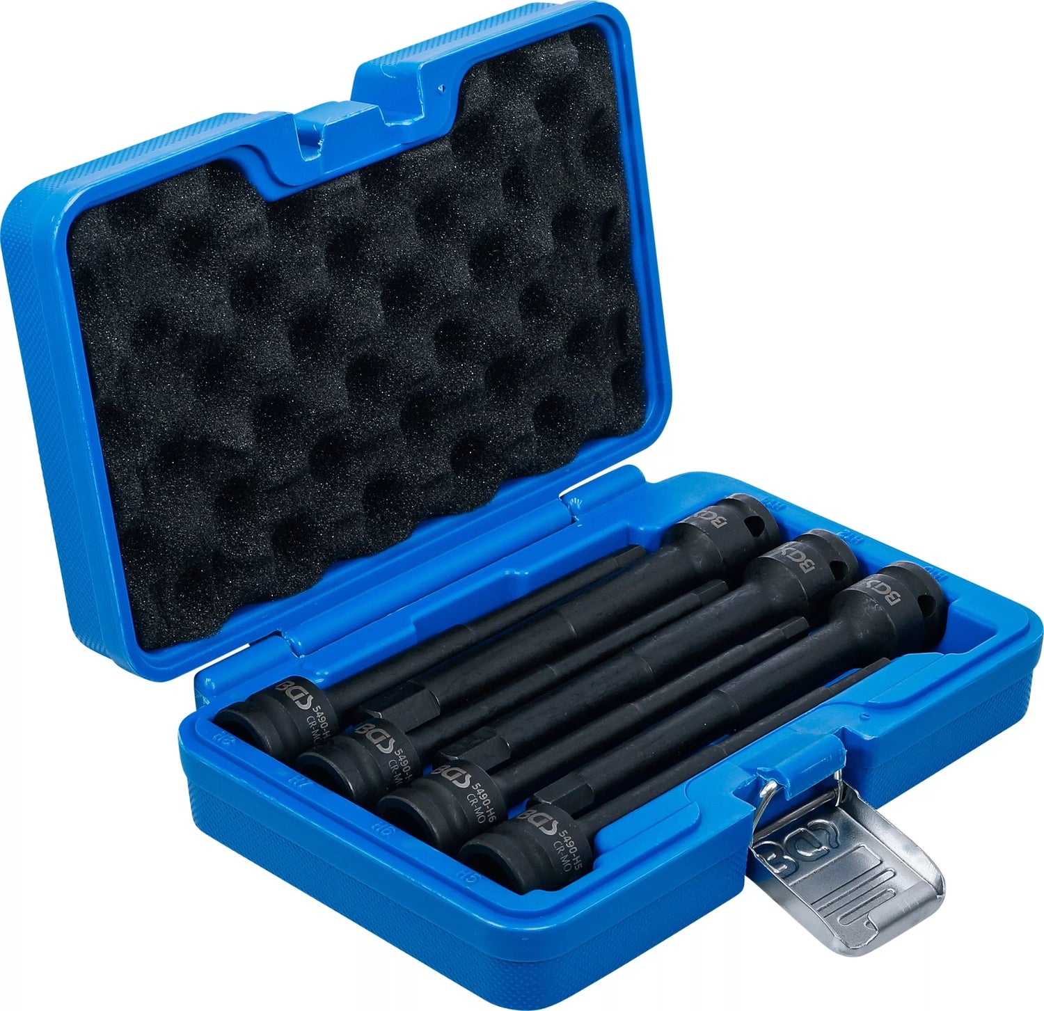 BGS 5490 Satz Kraft Biteinsatz Länge 150mm Antrieb 12,5mm (1/2") Innensechskant 5 - 14mm 7 teilig