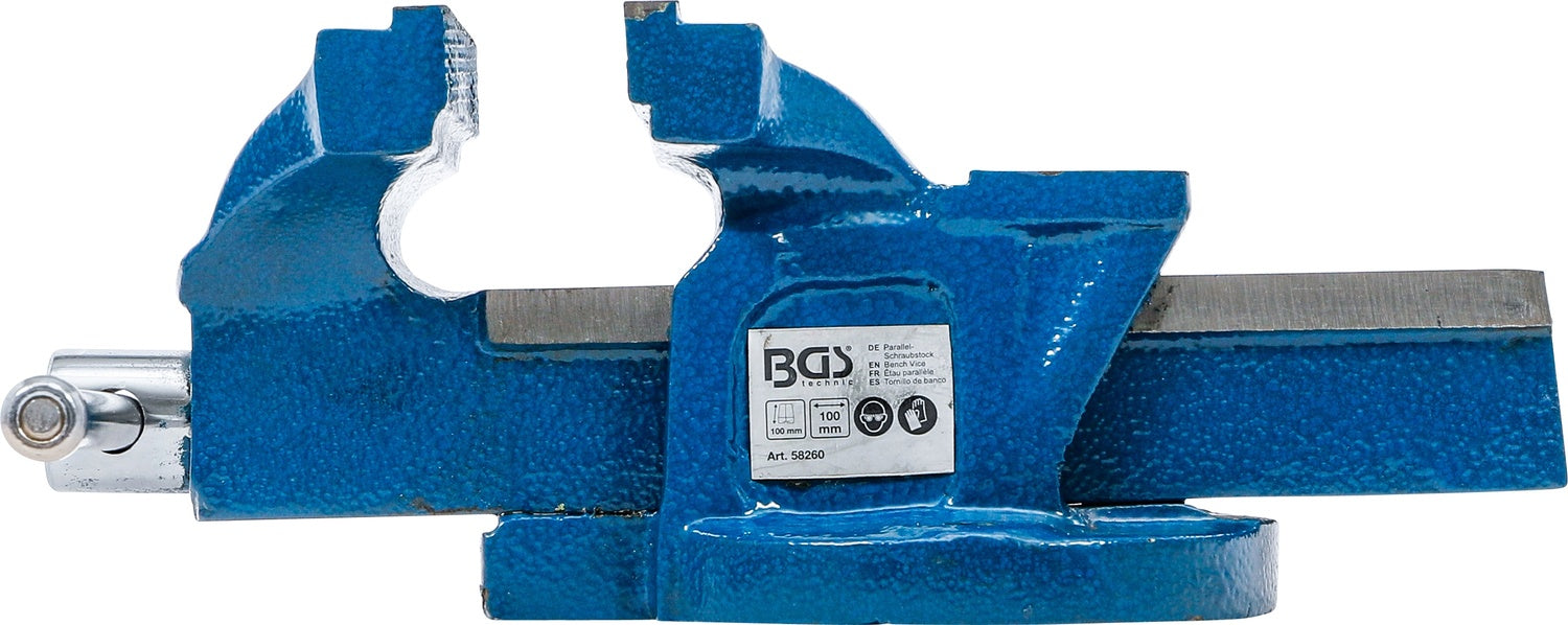 BGS 58260 Parallel Schraubstock mit 100mm Spannbacken