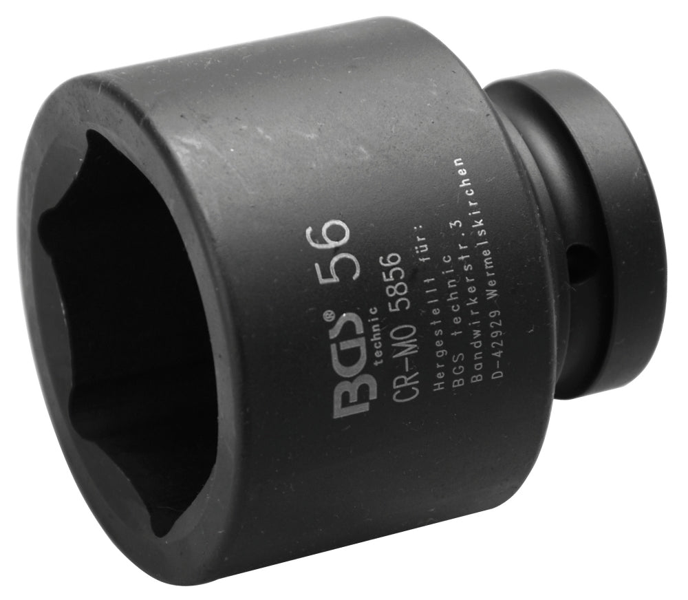 BGS 5856 Impact Nuss 56mm Antrieb 25mm (1") für Schlagschrauber