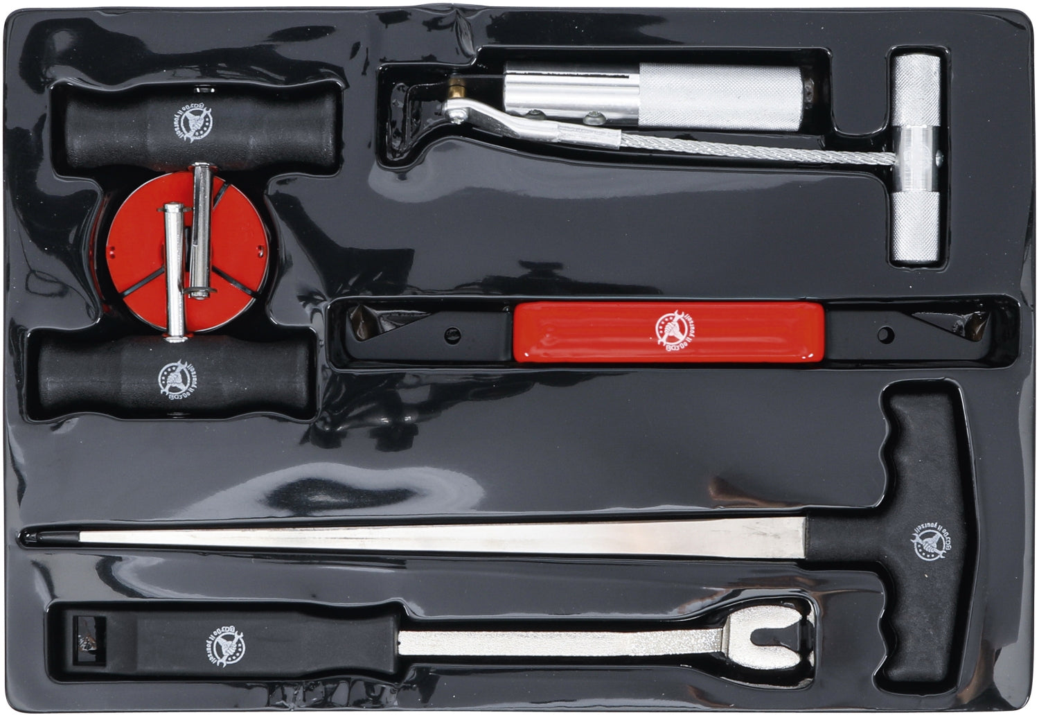 BGS DIY 60300 Ausbauset Windschutzscheibe Montagesatz Scheibenausbau 7 teilig